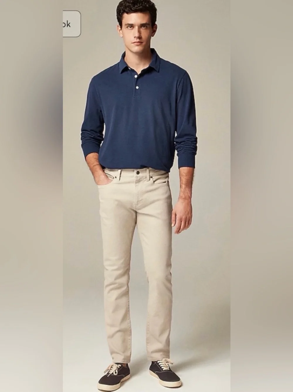 J.Crew 484 Slim-fit Bergen five-pocket pant